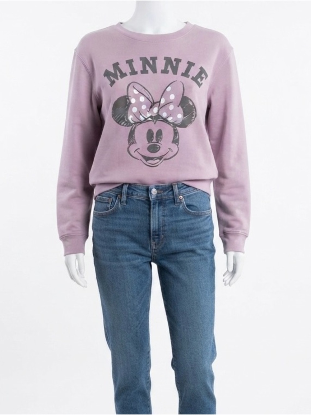 Disney Minnie Mouse Mauve Graphic Sweatshirt M